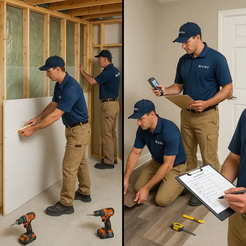Repairs and Reconstruction process in Orfordville, WI